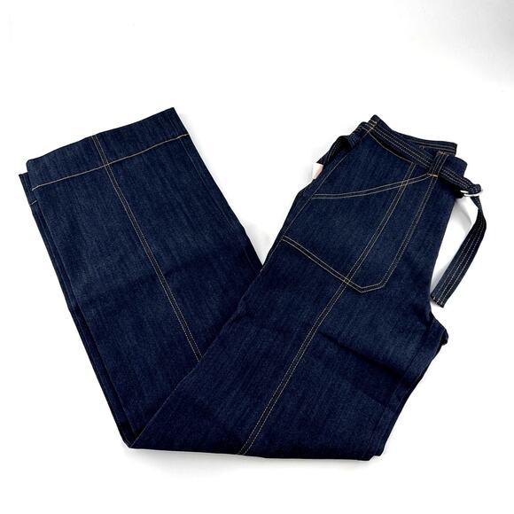 Cinq à Sept Women's Kenji Double Belted Wide Leg Pant 4 - Picture 7 of 12